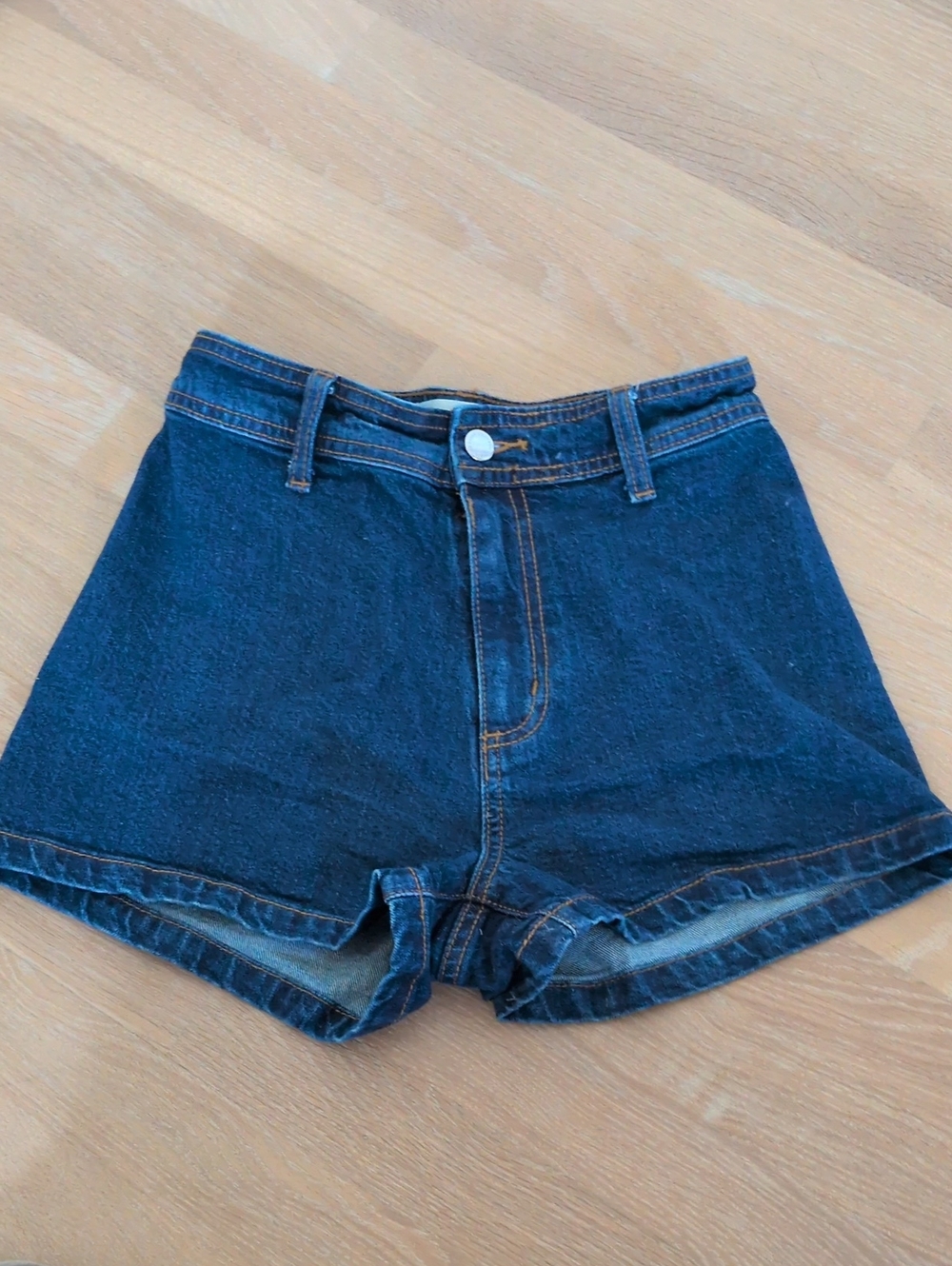 Universal Thread Dark Blue High-Rise Denim Shorts